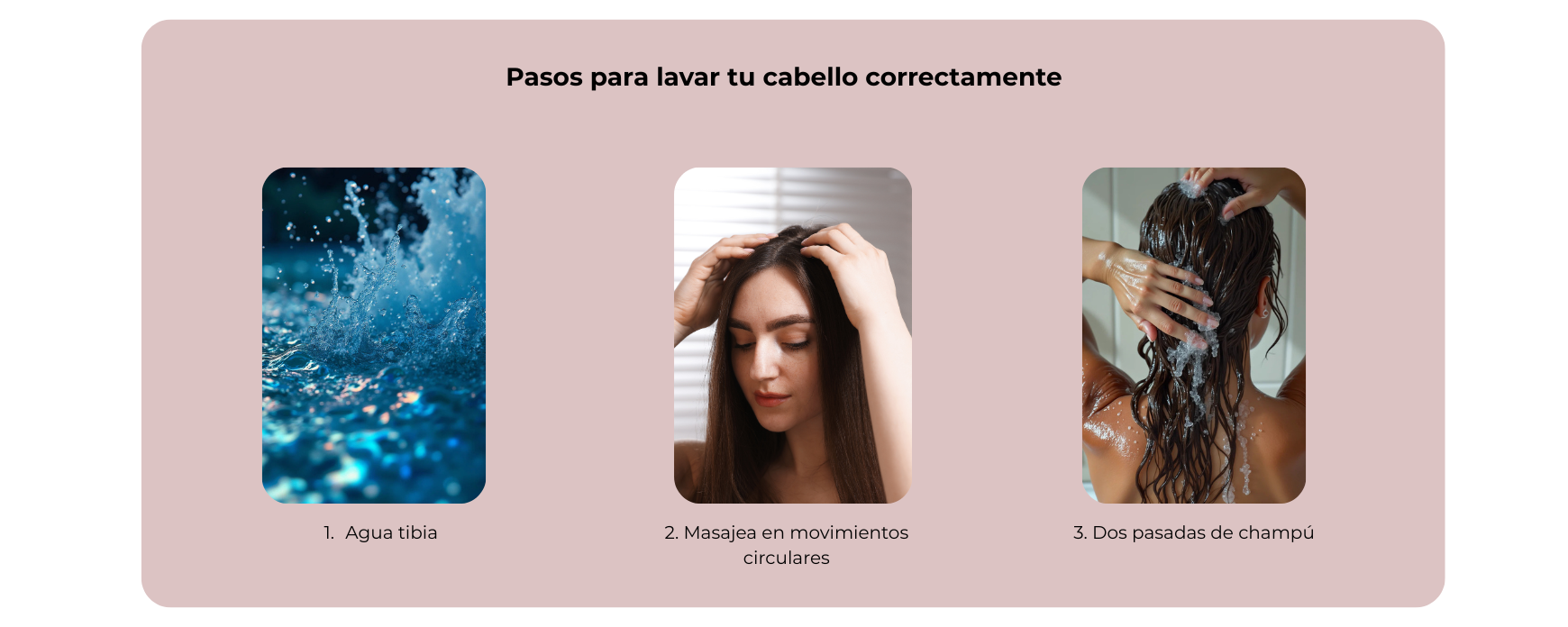 Cómo lavar el cabello correctamente
